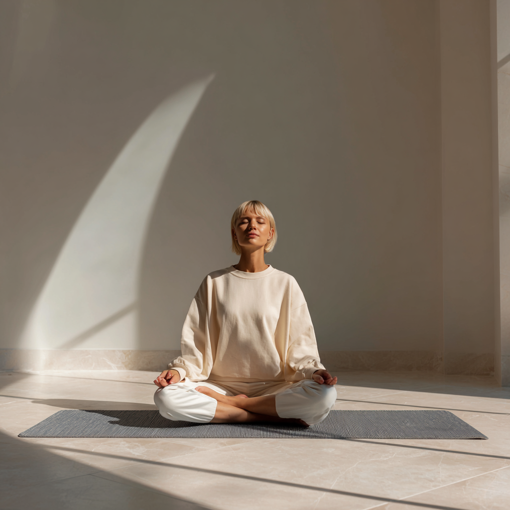 Йога медитация в природата