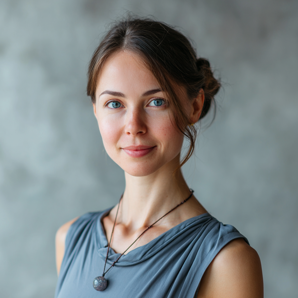 Йога инструктор в медитация